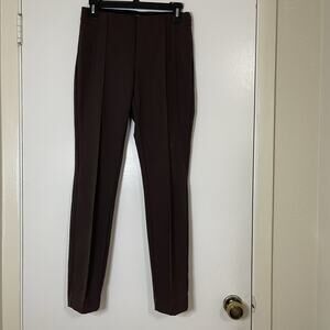 LAFAYETTE 148 new york gramercy brown knit trouser pants size 0